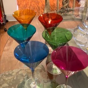 Beautiful Italian martini glasses